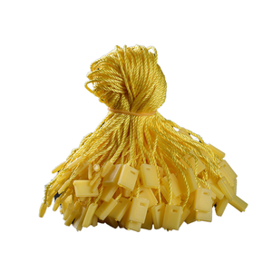Étiquettes de vêtements personnalisées en plastique vert imprimées découpées au laser autocollantes 16 cm, étiquettes de vêtements pour chaussures, sacs, étiquettes de logo suspendues - Product Image 3