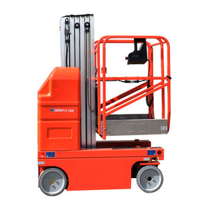 6-11M điện trên không người đàn ông Nâng Nền tảng tự hành nhỏ thủy lực dọc mast Lift để bán - Product Image 1