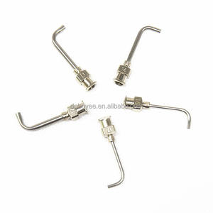 Agujas dispensadoras de ángulo de 90 grados, 1 pulgada, 14G, venta al por mayor - Product Image 1