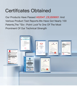 Cadre automatique en alliage d'aluminium Porte à charnière isolée à <span class=keywords><strong>double</strong></span> <span class=keywords><strong>vitrage</strong></span> Centre commercial Supermarché Entrée Portes à battant françaises - Product Image 4