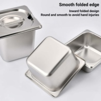 Großhandel Umweltfreundliche Edelstahl GN-Behälter mit Deckel, Warmhaltebehälter für Gewerbeküchen und Catering