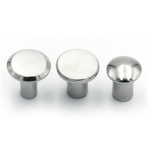 Rivets semi-tubulaires à tête plate en acier aluminium DIN7338B - Product Image 2