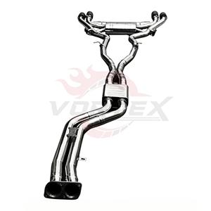 Ensemble d'échappement Catback à valves en acier inoxydable poli miroir Vortex, sorties quadruples, haute performance, soudé TIG pour X3M X4M F97 - Product Image 5