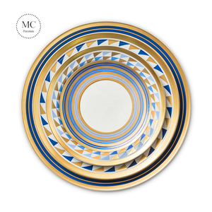 Buena calidad vajilla de cerámica de oro boda vaisselle de porcelana español vaisselle turque platos para <span class=keywords><strong>la</strong></span> venta - Product Image 1