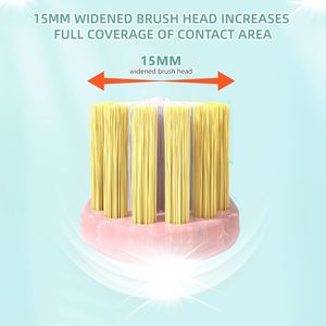 Brosse à dents pour adulte à poignée large en nylon souple, poils en nylon haute densité, manche en plastique - Product Image 6