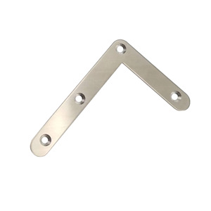 Support d'angle en forme de L en acier inoxydable 90x60x1,5 mm, connecteur de quincaillerie durable pour table, chaise, support de caisse en bois - Product Image 2