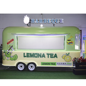 Gerobak makanan seluler Mini dengan Pizza, Donat, kopi anjing panas-Trailer makanan restoran kios dapur kecil untuk dijual - Product Image 3