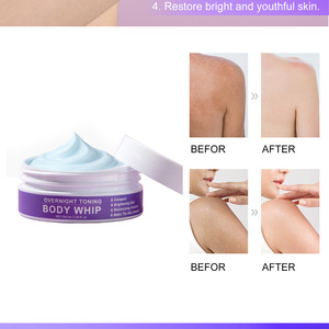 Crème et <span class=keywords><strong>fouet</strong></span> corporels tonifiants OEM en gros 100ml – Hydratation intense et éclaircissement de la peau pour la nuit – Emballage neutre - Product Image 3