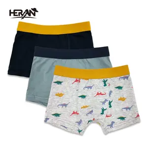 Hot Sale New Design Korean Children's Underwear prints Boxer Shorts Cotton Boys Underwear For 1-13 Years Old