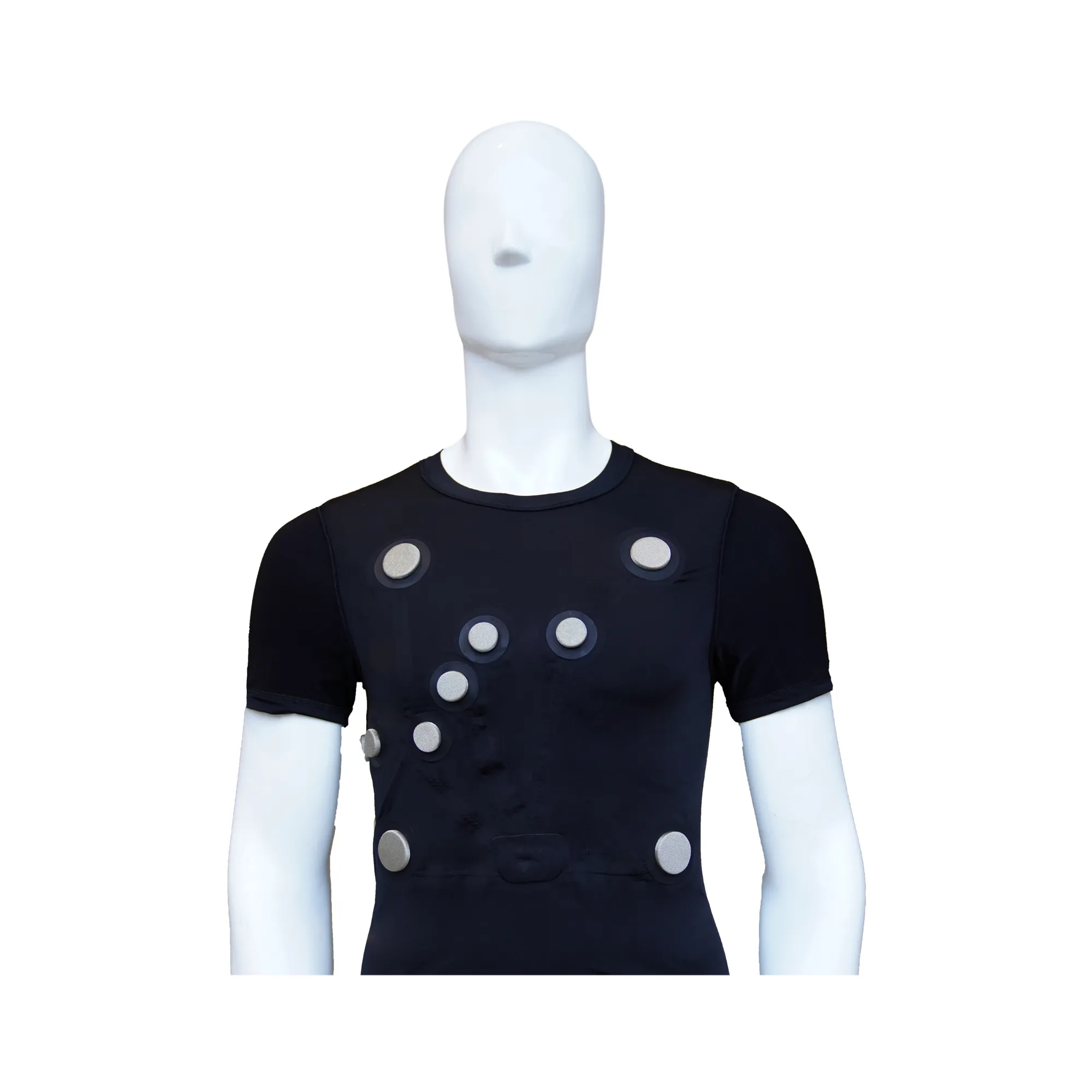Smart wearable 12-lead ECG T-shirt clinical analytical instrument Textile electrodes One key alarm function Benecare U