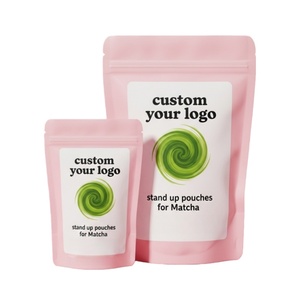 100g 250g Custom Printed Stand Up Pouch Aluminum Foil Laminated Resealable Zipper for Coffee Tea Powder China Manufacturer - Product Image 1