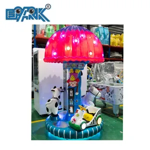 Baby Store 3 posti Fantasy Party carosello in fibra di vetro divertimento per bambini giostre a gettoni per bambini
