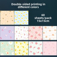 Papier Origami Artisanal Double Face Imprimé 15cm – Matériaux Créatifs DIY Motifs Ciel Étoilé et Constellations pour Pliage de Grus
