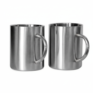 Suministro directo de fábrica Vaso de acero inoxidable con asa Taza de café con aislamiento al vacío de doble pared Tazas Antióxido Apto para lavavajillas - Product Image 1