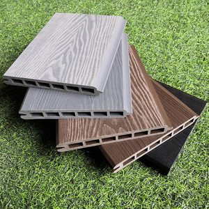 Panneaux de clôture en composite bois-plastique imperméable, pour l'intimité, <span class=keywords><strong>jardin</strong></span> extérieur, grain 3D en relief, panneaux de clôture WPC - Product Image 2