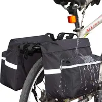 Bolsa de transportar assento traseiro de bicicleta, à prova d' água, dupla, mala para ciclismo, bolsa para calças