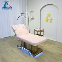 Table électrique multifonctionnelle de luxe pour réadaptation hospitalière, équipement de physiothérapie, examen général, esthétique et tatouage