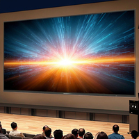 Écran d'affichage LED couleur pleine haute définition à haute luminosité P1.25-P4 pour intérieur avec animation vidéo, panneau d'affichage mural