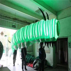 Marioneta Inflable de <span class=keywords><strong>Gusano</strong></span> con Degradado de Color Premium, Ligera para Actuaciones Nocturnas - Product Image 2