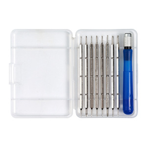 Jeu de tournevis télescopiques à poignée en plastique bleu pour la réparation de téléphones portables, avec embout magnétique et en chrome vanadium nickelé - Product Image 4