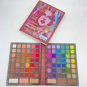 Paleta de sombras de ojos mate a prueba de agua, mineral, 90 colores, tono de piel claro, forma de polvo para artistas de belleza, venta al por mayor - Product Image 1