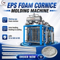 Machine à mousse EPS automatique, vente directe usine, machine à fabriquer des corniches en mousse EPS, machine à fabriquer des dalles de plafond en mousse EPS avec certification CE