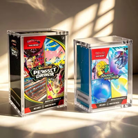 Étui de protection transparent en acrylique pour Mega Evolution Perfect Order Booster Bundle 6 Packs