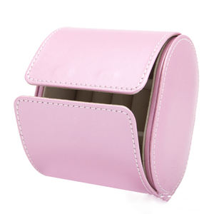 Scatola portaoggetti orecchino di lusso in pelle Pu regalo anello da viaggio custodia Custom scatola portagioie - Product Image 4