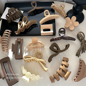 Vente en gros de pinces à cheveux en plastique acétate de qualité supérieure, mignonnes et de style dessin animé, 10,5 cm, <span class=keywords><strong>pince</strong></span> à biscuits pour filles, style fête - Product Image 2