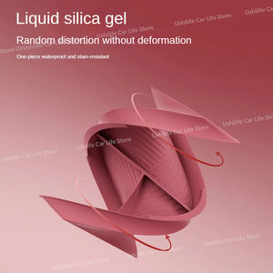 Pour <span class=keywords><strong>Audi</strong></span> A6 S6 RS6 C8 A7 S7 <span class=keywords><strong>RS7</strong></span> 4K8 2019-2025, coussin en silicone pour panneau de commande central de voiture, coussin en silicone pour porte-gobelet de commande central - Product Image 5