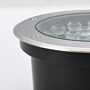 Lumière LED extérieure étanche IP67 1W, garantie d'un an, encastrée en acier inoxydable et aluminium, 360LM 2700K, pour patio, jardin, encastrée au sol - Product Image 5