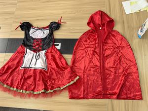 ODM Venta al por mayor Fiesta de Halloween para mujer Carnaval Cosplay Disfraz TV Película Disfraz <span class=keywords><strong>Cuento</strong></span> de hadas Caperucita Roja - Product Image 6