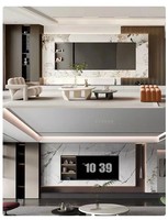 Panneau mural imperméable en PVC marbré à motifs multiples, résistant aux UV, pour la décoration du salon et de la chambre