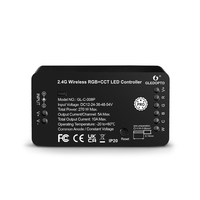 Controlador RGB CCT Zigbee+2.4G RF PWM GL-C-008P-15A para Tiras LED Direccionables JIUAN de 30M, Control Remoto, Carga Máxima de 270W, Certificado ROHS, PC
