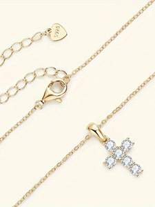 سحر مخلص للرجال والنساء مصدق من الفضة 3-قلادة مويسانيتي مسيحية مصدقة من قلادة مويسانيتي - Product Image 6