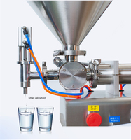 Machine de remplissage semi-automatique à 2 buses de 10 à 5000 ml pour huile, ketchup, chocolat, miel, beurre de cacahuète, crème et pâte
