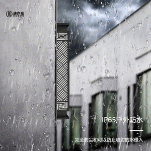 New Chinese Style Scagliola <b>Wall</b> Lamp Outdoor Courtyard Door Post Both Sides of Home <b>Wall</b> Stainless Steel Outdoor Waterproof - Product Image 4