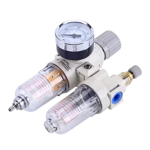 Airtac Type Frl Afc2000 Olie-Water Separator Twee Koppeling Pneumatische Filterregelaar Smeermachine