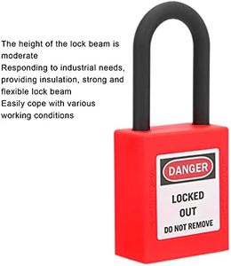 QVAND Industrial CustomLockout Tagout Safety Padlock Plastic Llockout Tagout Keyed Alike/Different OSHA Standard - Product Image 3