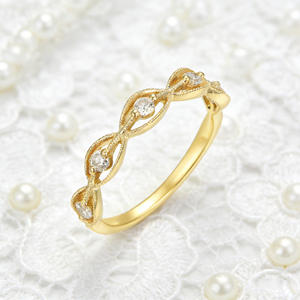 Anillo de compromiso y moda de plata personalizado con oro macizo de 10K/14K/18K, con circonitas cultivadas en laboratorio CVD de calidad IGI VVS-VS, corte brillante, estilo clásico y diseño en racimo. - Product Image 5