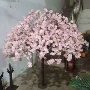 Arbres artificiels de cerisier en fleurs de 1,20 m, personnalisables, en plastique et soie, pour décoration intérieure/extérieure, mariage, Noël, Pâques, haute simulation - Product Image 4