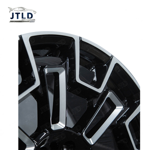 JTLD 1 件式锻造铝合金车轮 <span class=keywords><strong>16</strong></span>-26 英寸 全定制亮黑磨边轮圈 用于改装升级 - Product Image 6