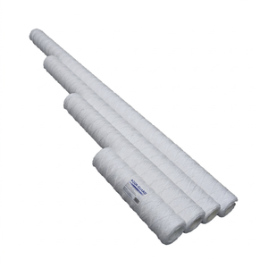 40-Inch 5 Micron Polypropylene Spun Yarn Water Filter Cartridge Cotton Fiberglass String Won Pressure Vessel Core Component SGS - Product Image 1