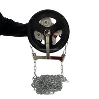 Accessoires de porte roulante en acier économique, palan à chaîne manuel pour porte à volet roulant