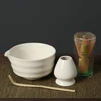 Haute qualité japonais Matcha bol ensemble Design traditionnel en céramique bol à thé tasse agitateur brosse cuillère chanson dynastie café thé faisant