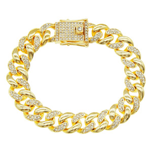 Pulsera de Cadena Cubana Personalizada, Pulsera para Hombre y Mujer, Tendencia de Moda, Pulsera Dominante, Tanjing - Product Image 1