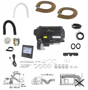 Nouveaux chauffages intégrés au thermostat au gaz GPL JP CR-11 pour caravane, camping-car, camping-car, chauffage combiné air et eau <span class=keywords><strong>4</strong></span>-6kw - Product Image 3