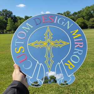 Specchio Anime di Forma Irregolare, Leggero e Durevole, per Decorazioni Natalizie e di Compleanno - Product Image 3