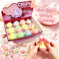 Jouet Squishy Patte de Chat 2026 Nouvelle Coque Croustillante ASMR Anti-Stress Sensoriel Fidget pour Soulager l'Anxiété Vente en Gros Promotion Cadeau pour Filles