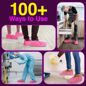 รองเท้ากันน้ำสีดำกันลื่นยืดได้ปลอดสารพิษสีน้ำเงินทนทานไม่ทอ - Product Image 6